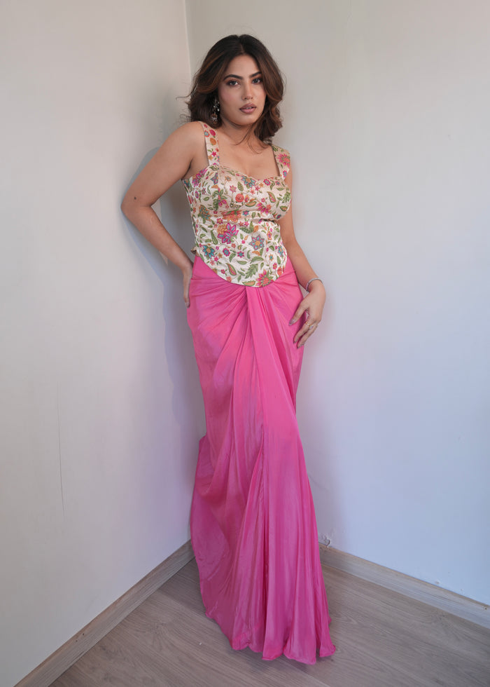 Juliana Draped Skirt Set