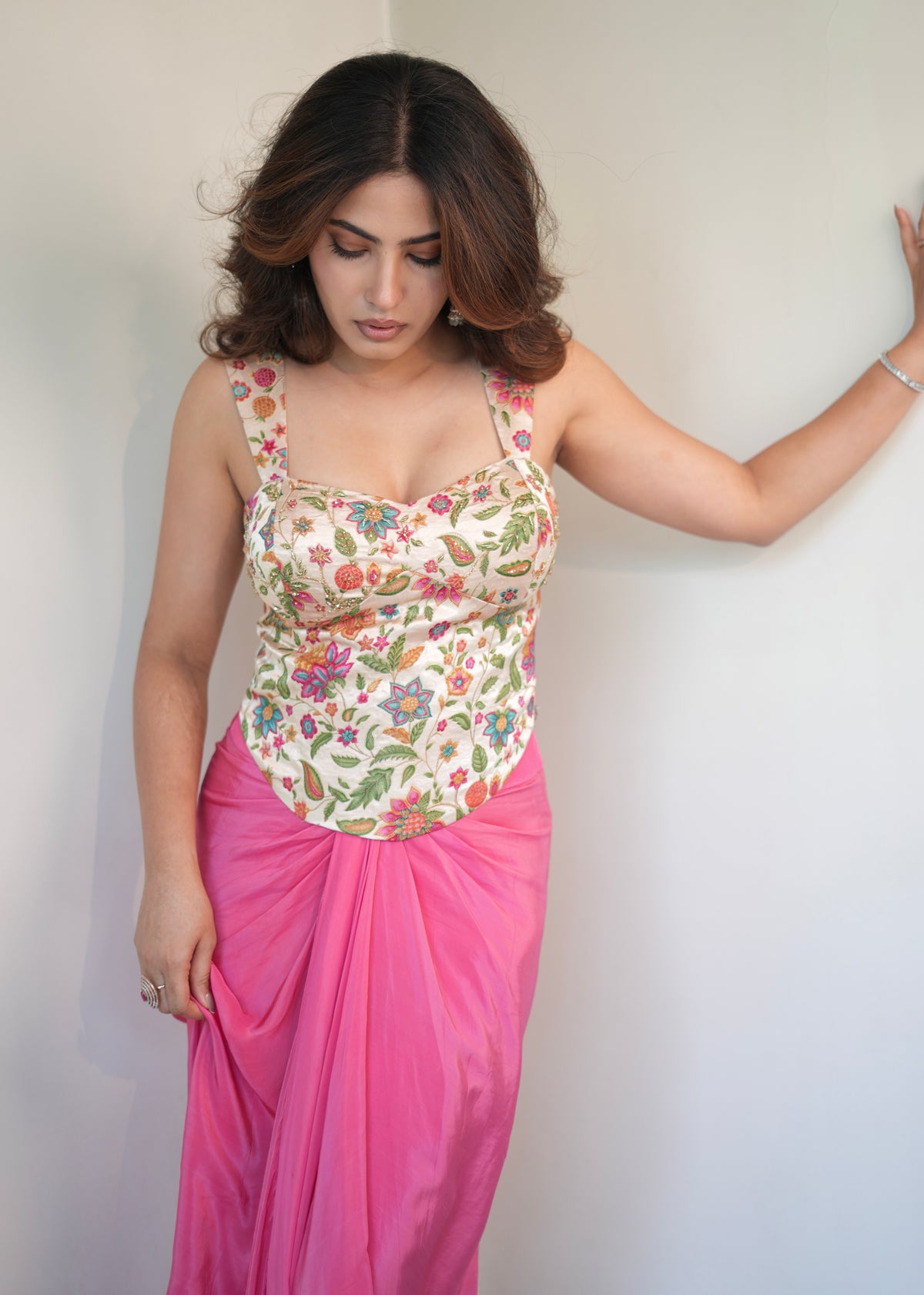 Juliana Draped Skirt Set