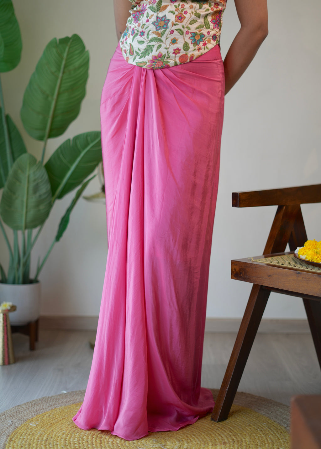 Juliana Draped Skirt Set