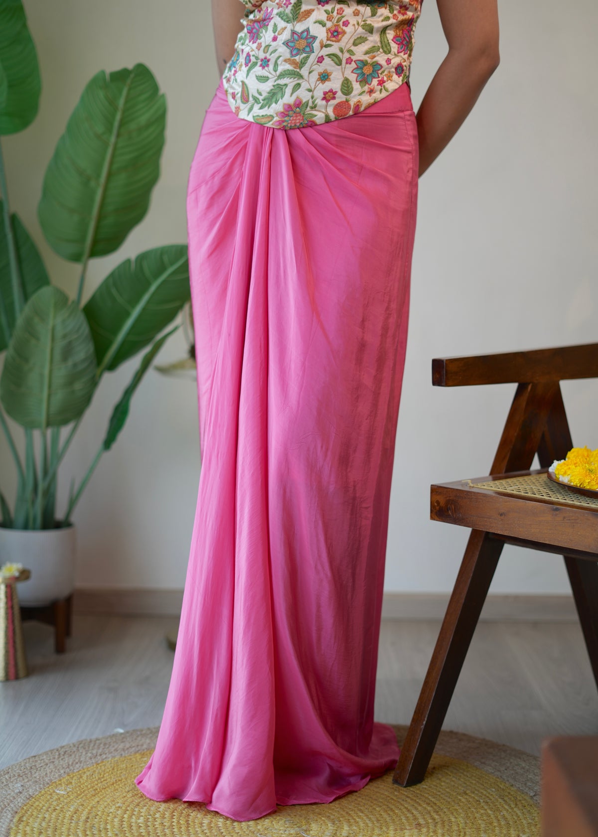 Juliana Draped Skirt Set