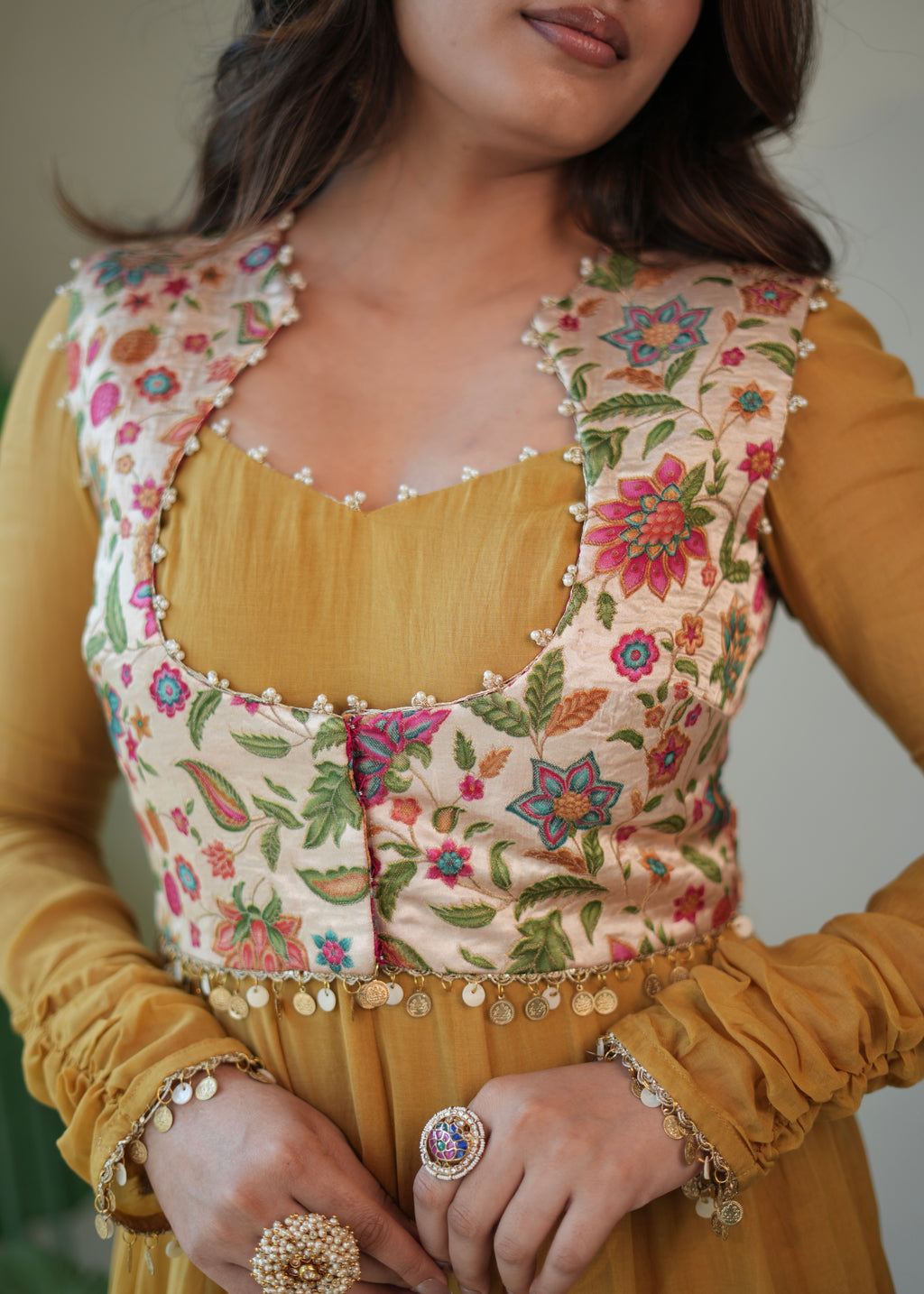 The Gardenia Reversible Koti