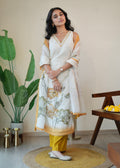 Mustard Kurta Set