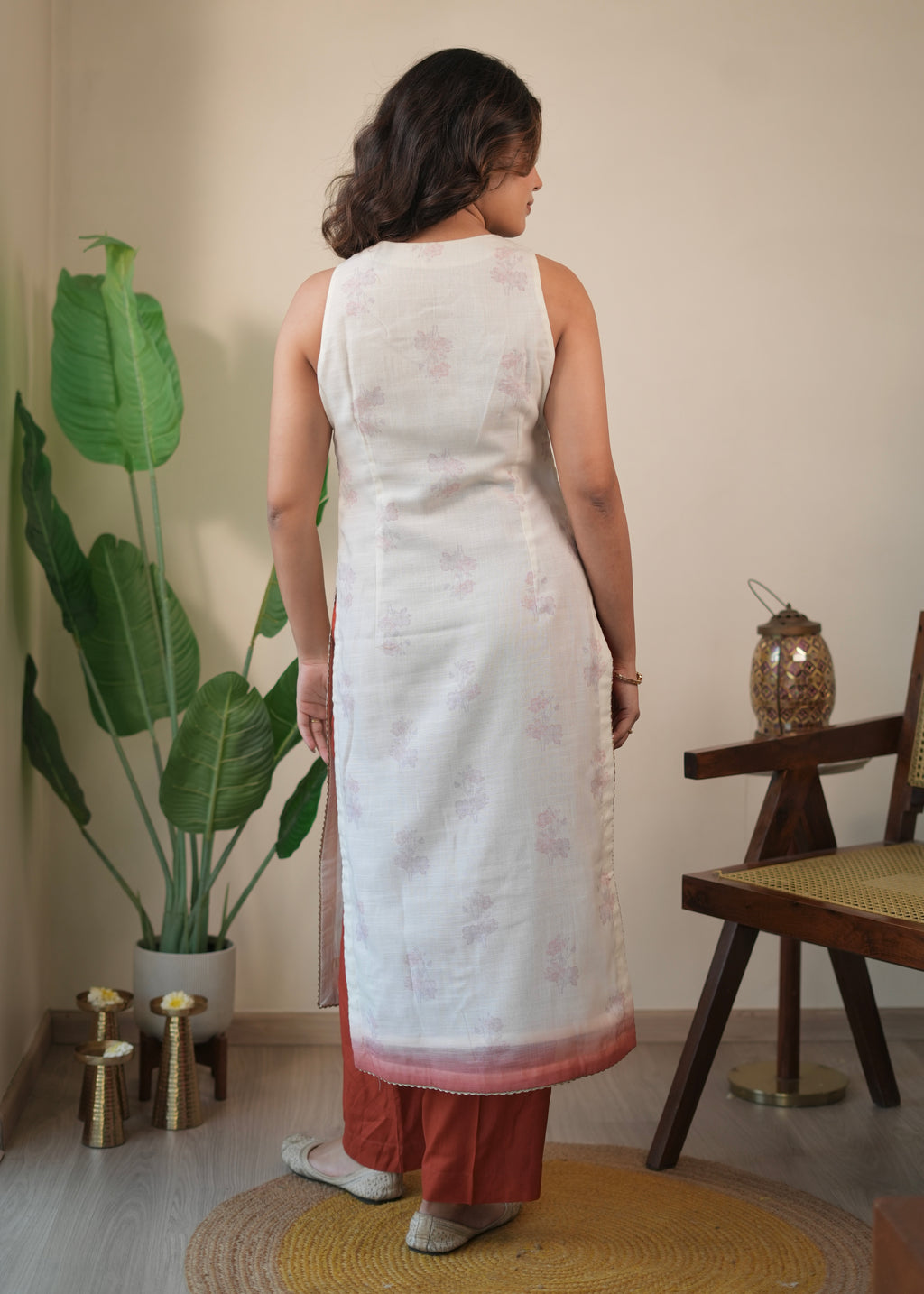 Rust Kurta Set