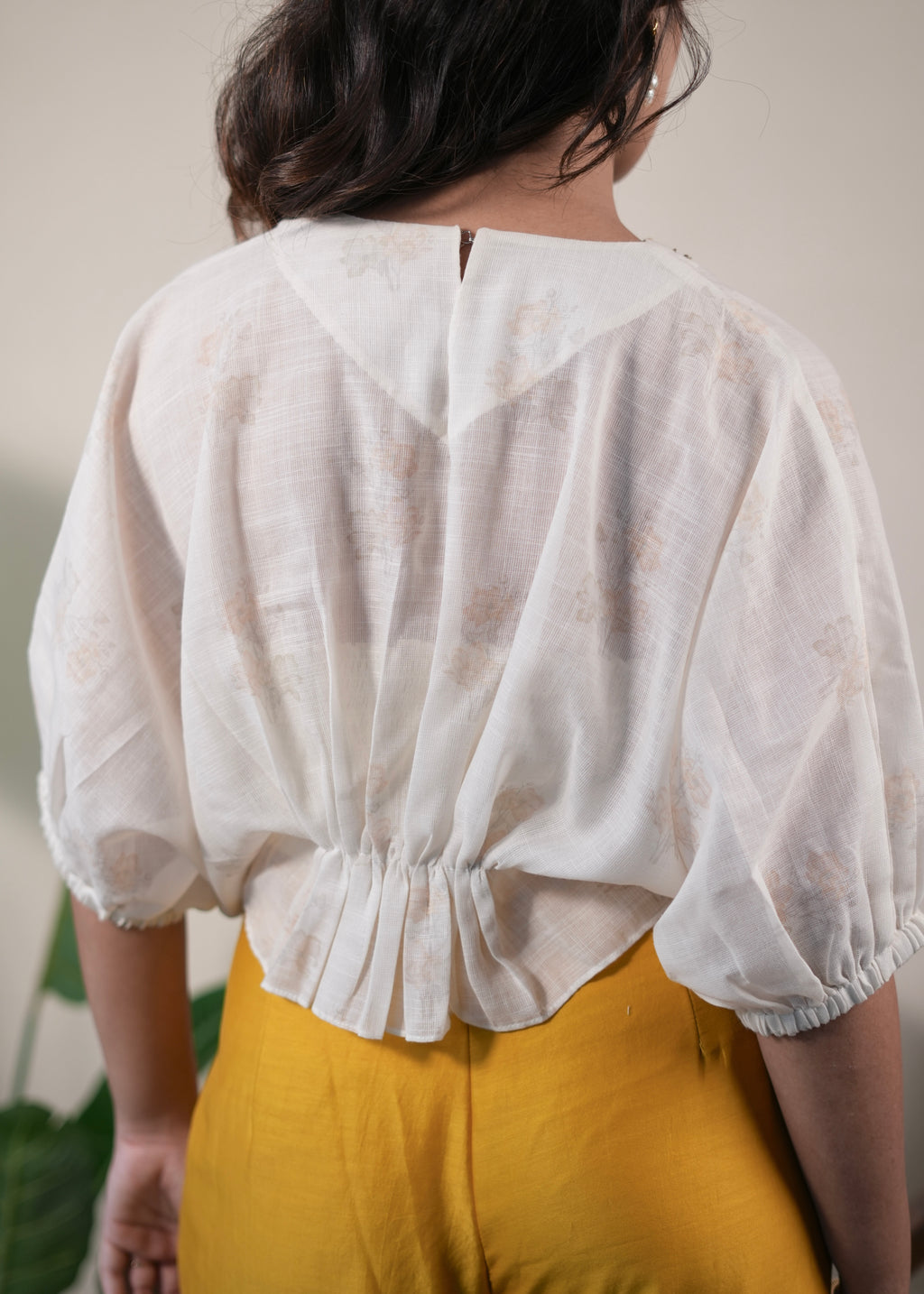 Mustard Kaaftan Set