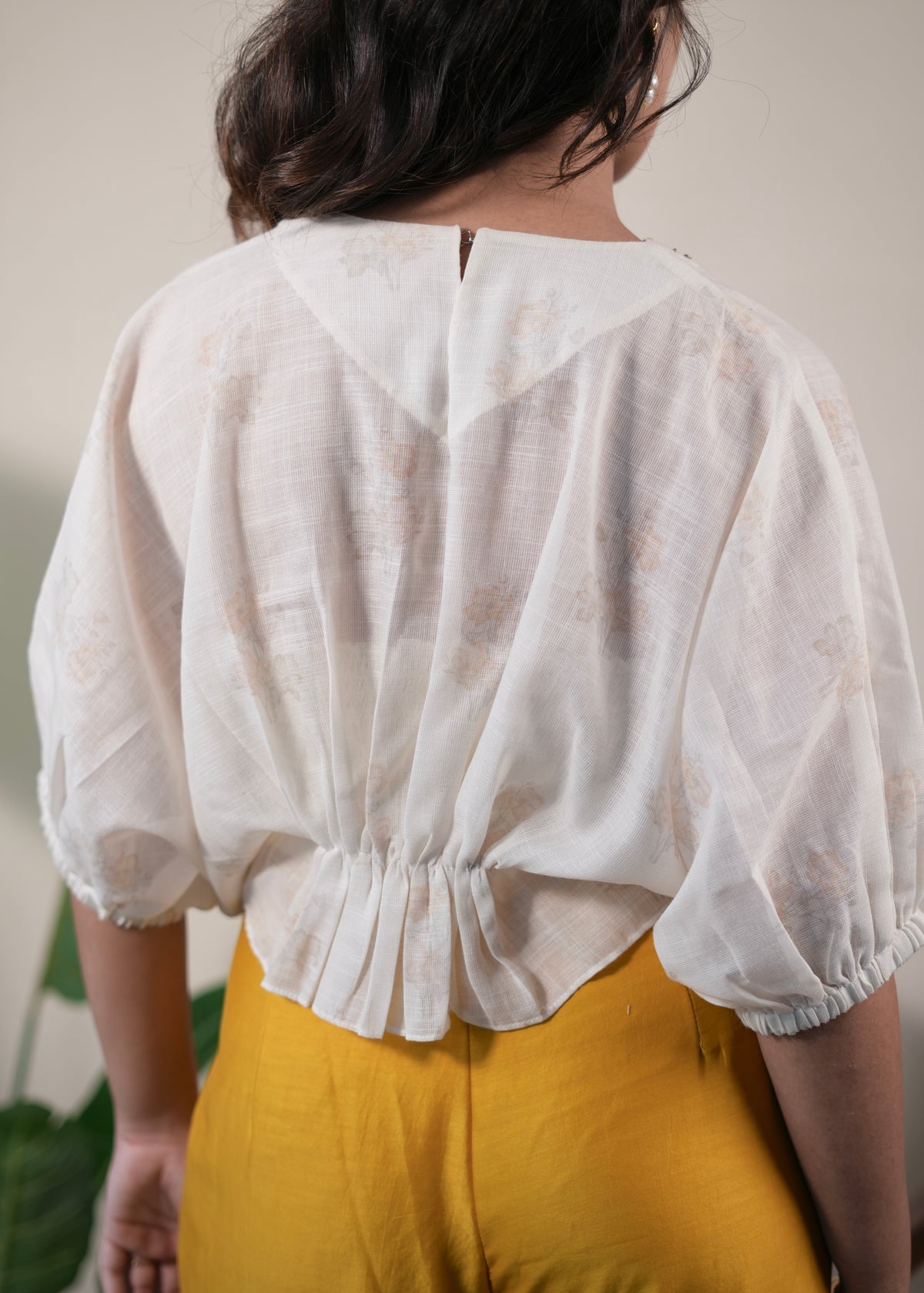 Mustard Kaaftan Set