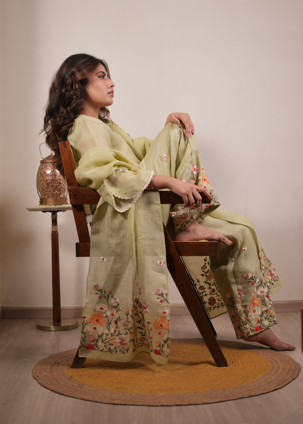 Pista Kurta Set