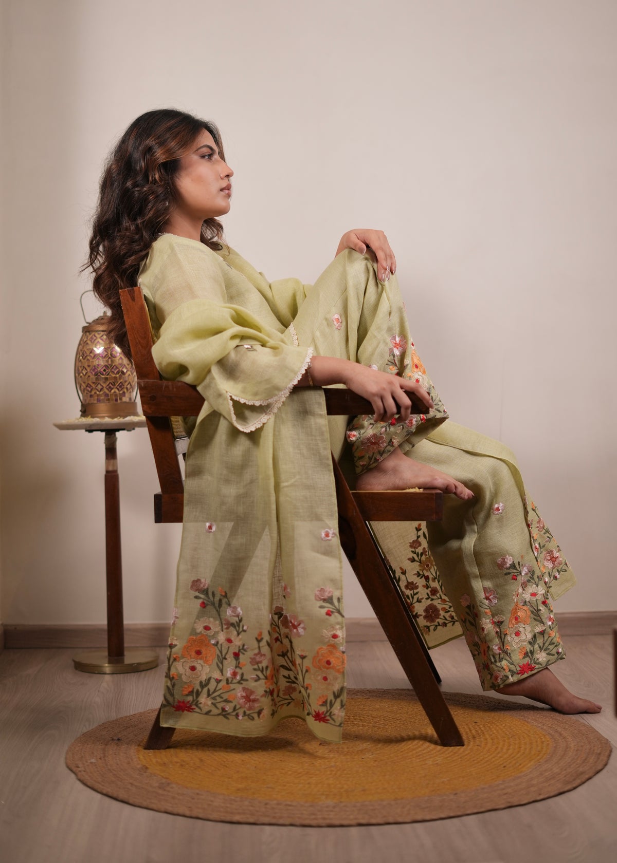Pista Kurta Set
