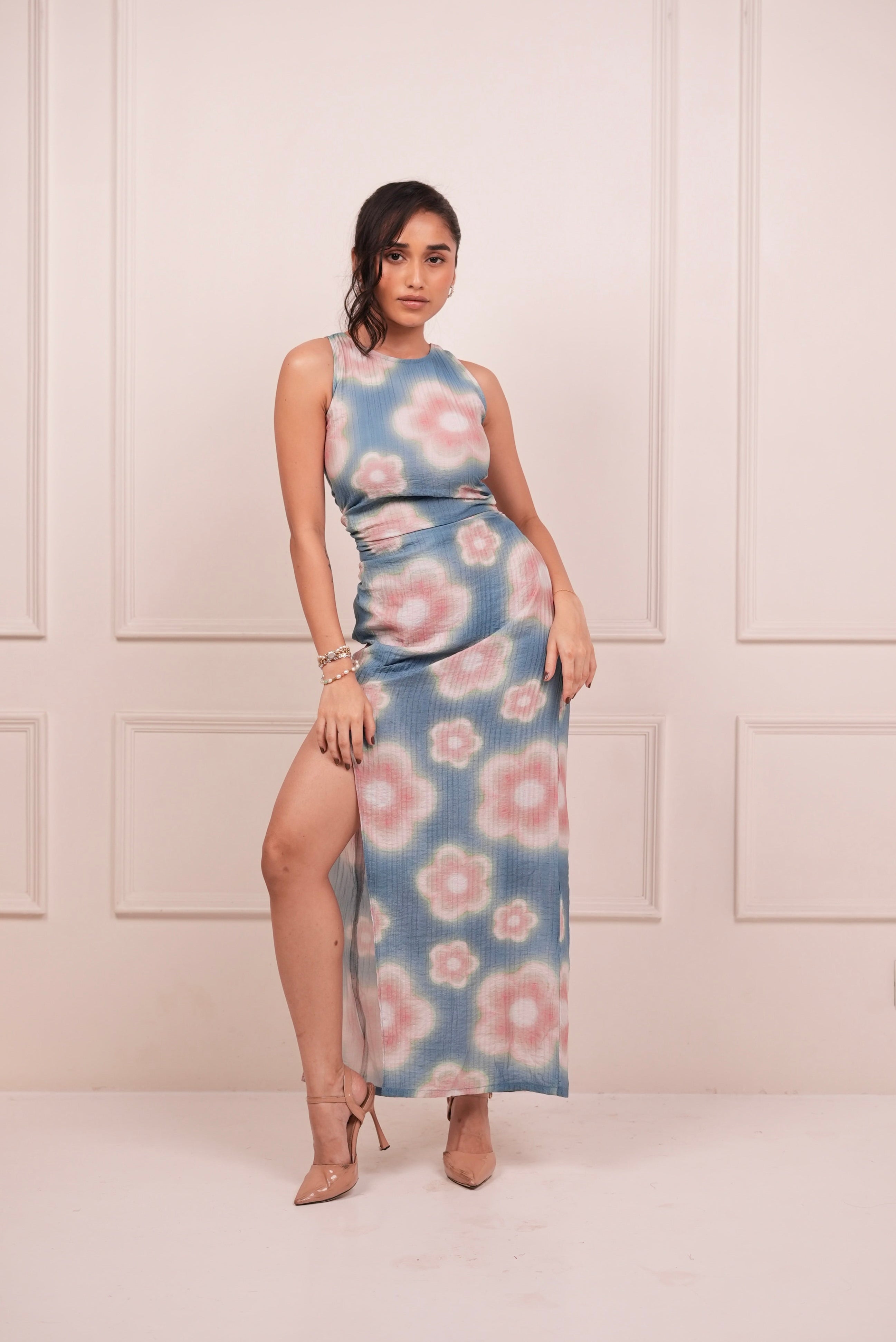 Flora Slit Dress