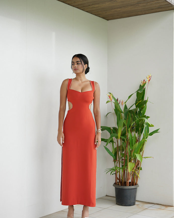 Beaded Sunset Dress