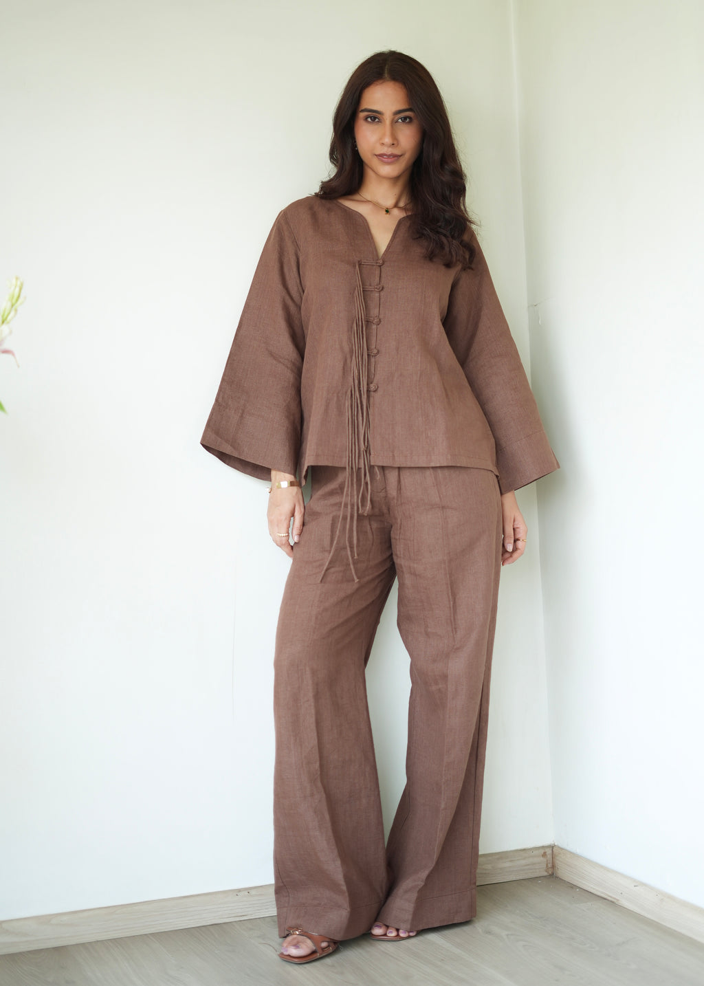 Umber Brown Tunic Set