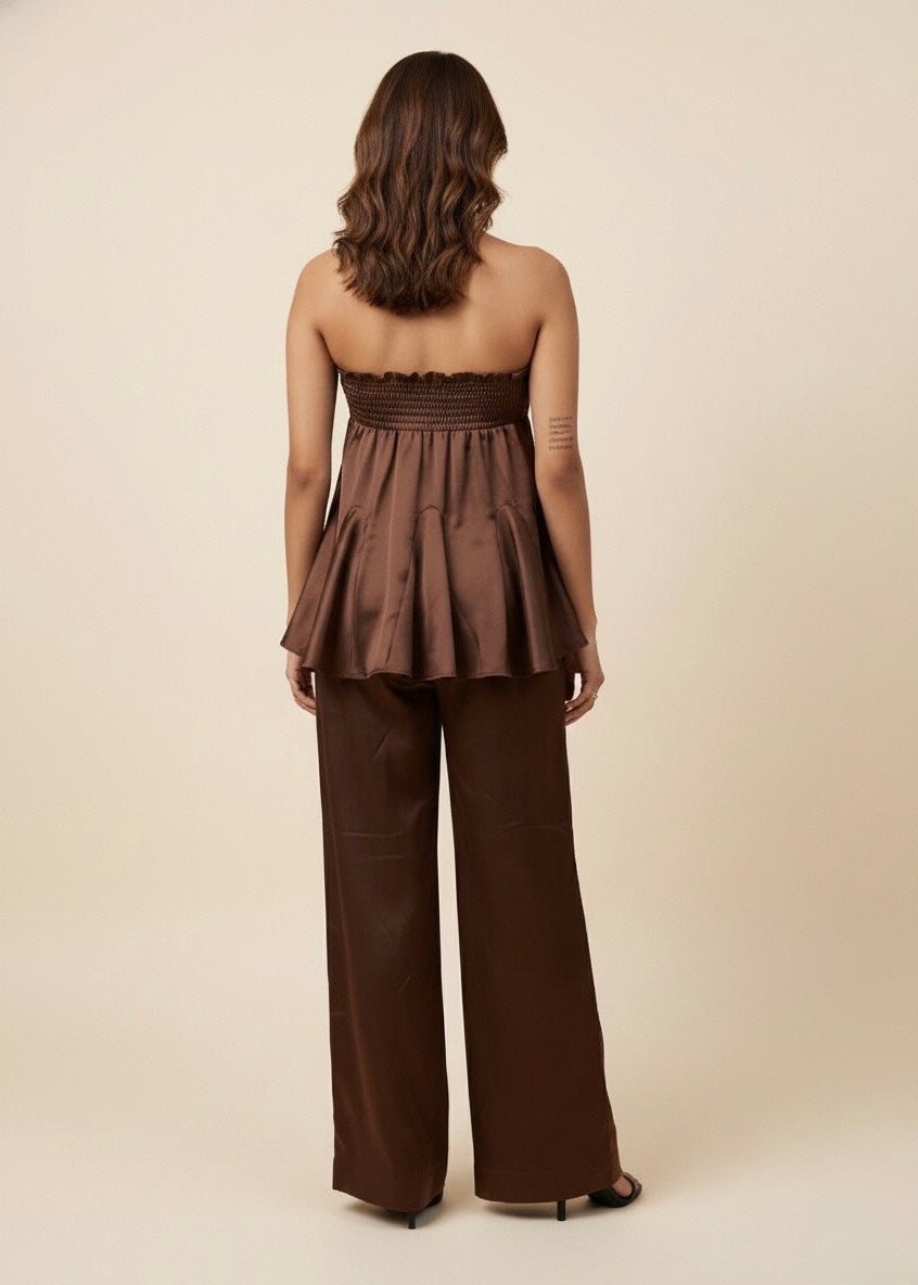 Espresso Satin Set