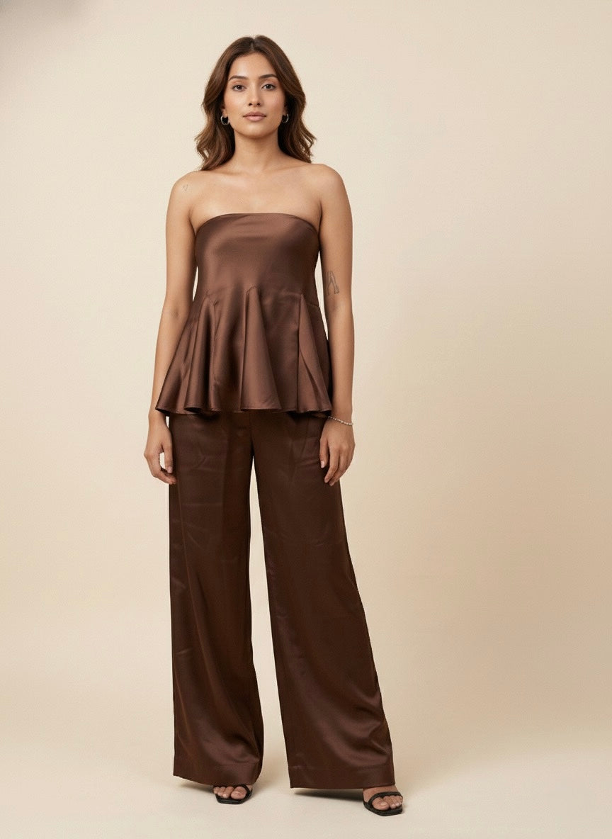 Espresso Satin Set