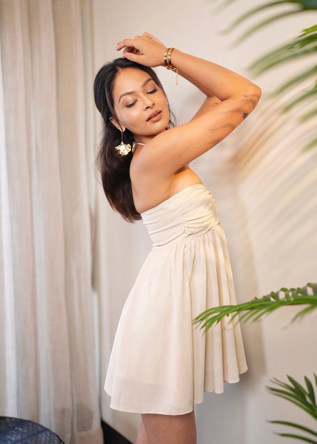 Pearl Gathered Dress