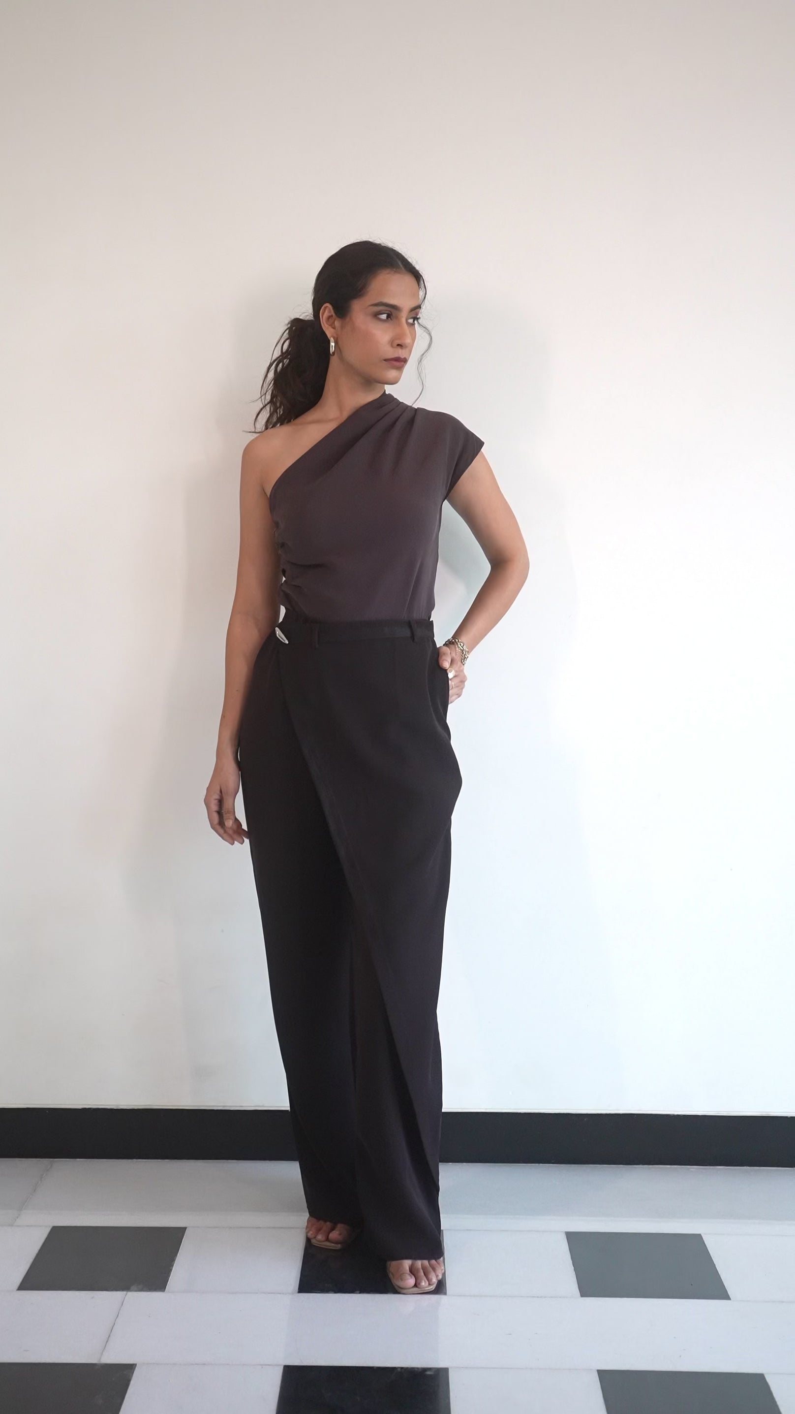 Overlap Tailored Trousers